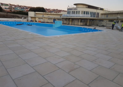 Saltdean Lido in a Chaucer Slab